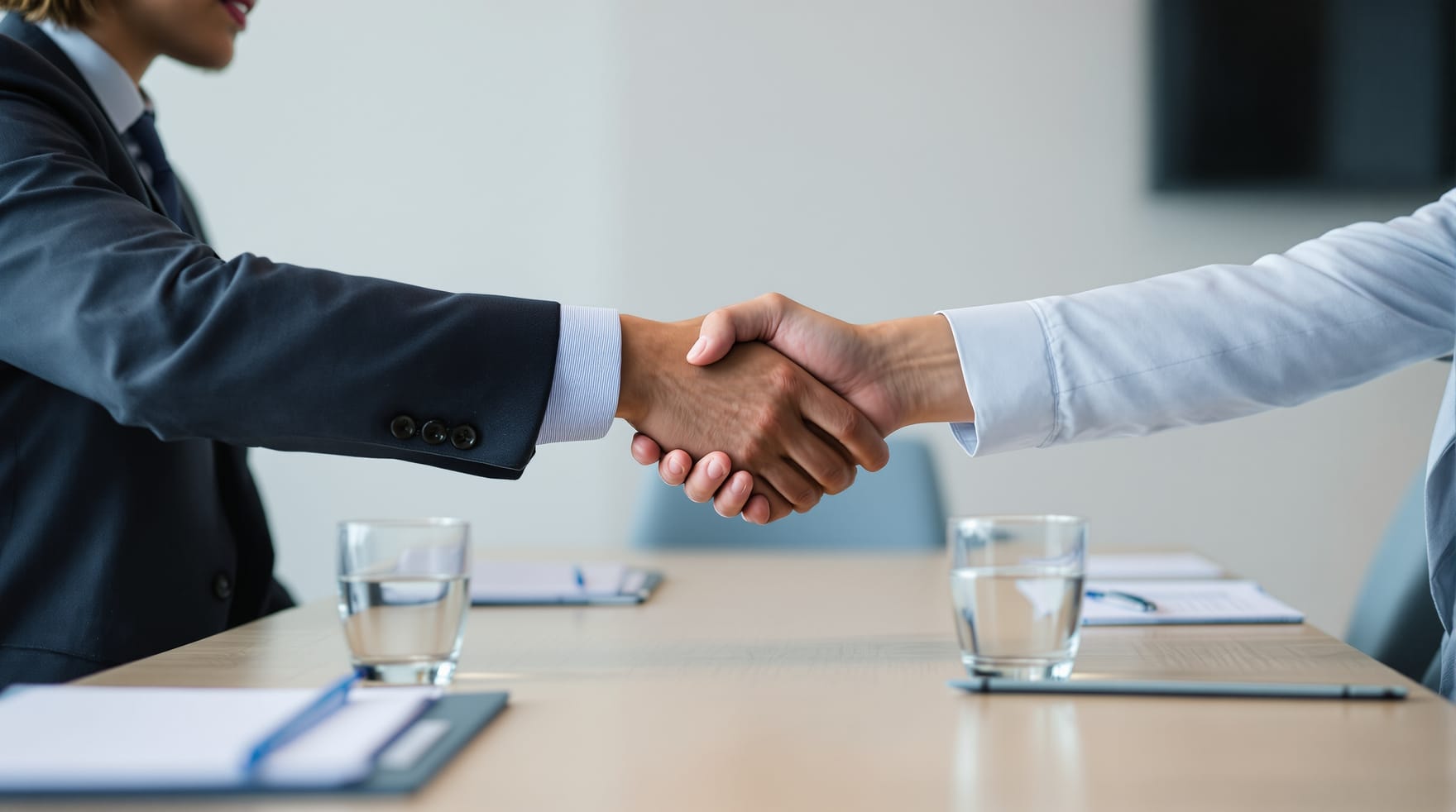 A one-to-one business meeting, the core format of the US-Israel Business Exchange