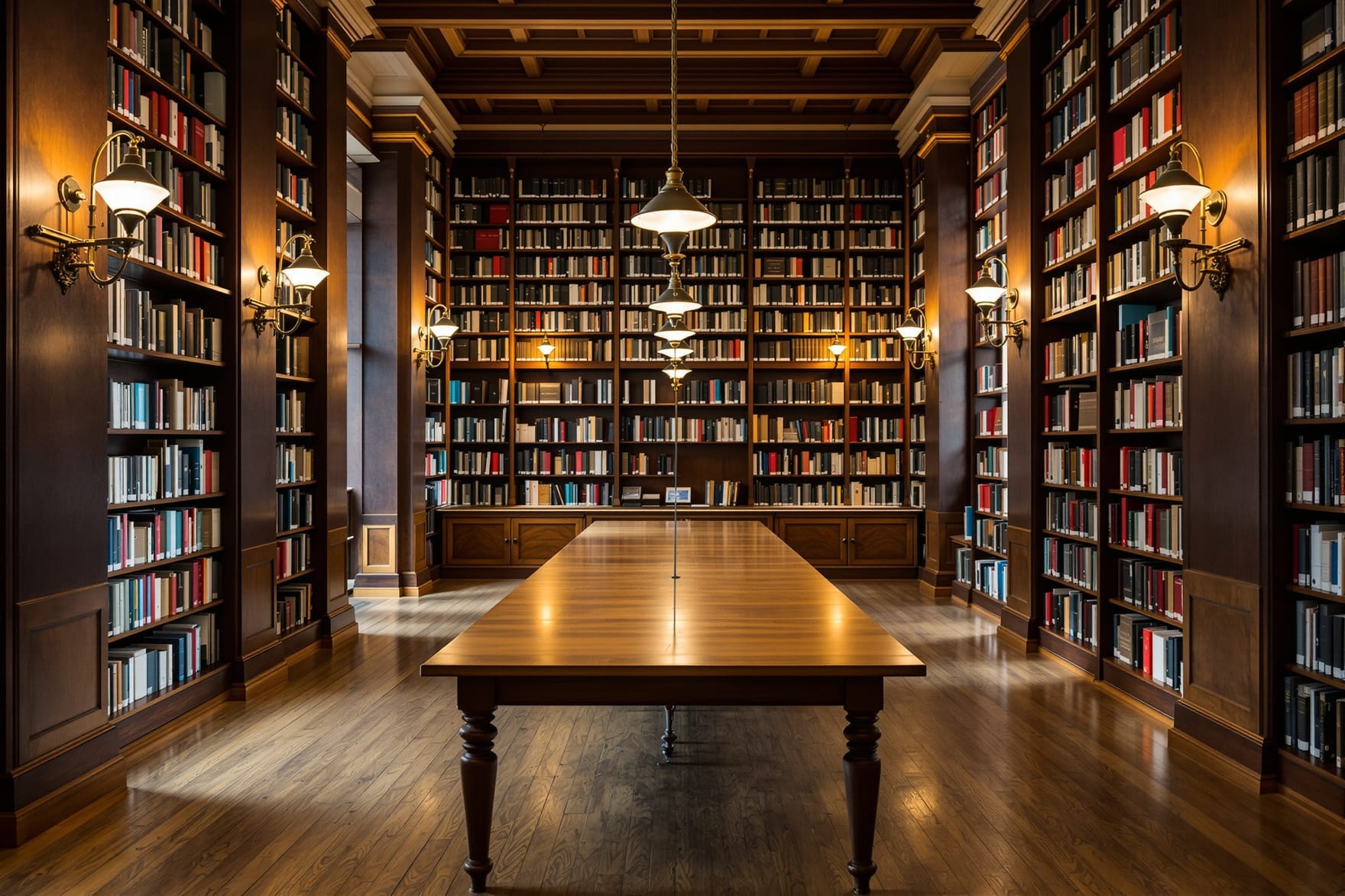 A reference library reading room, representing the Chamber's curated resource directory